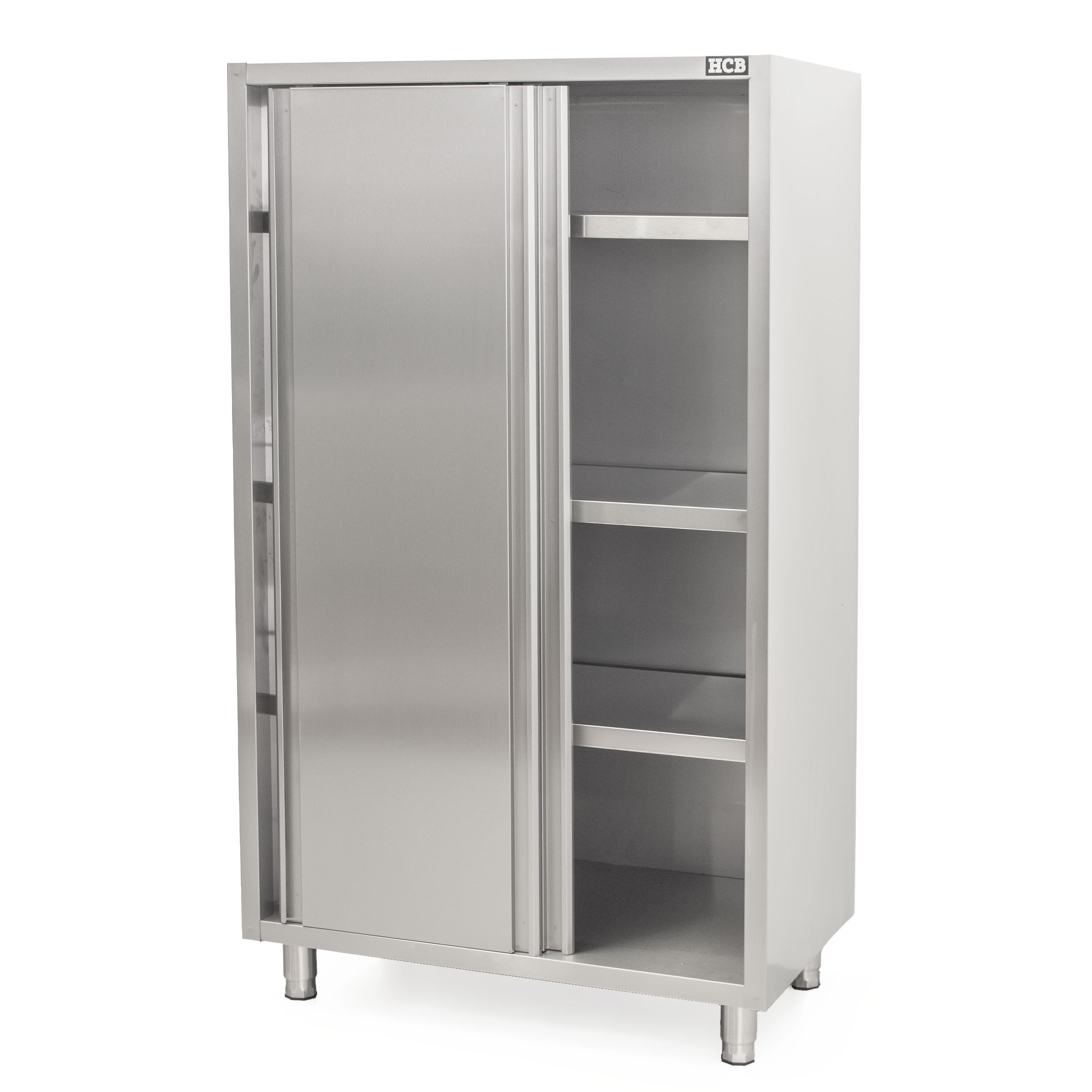 HCB Pro-line Servieskast - 2 deuren - 100 cm - RVS - Afbeelding 4