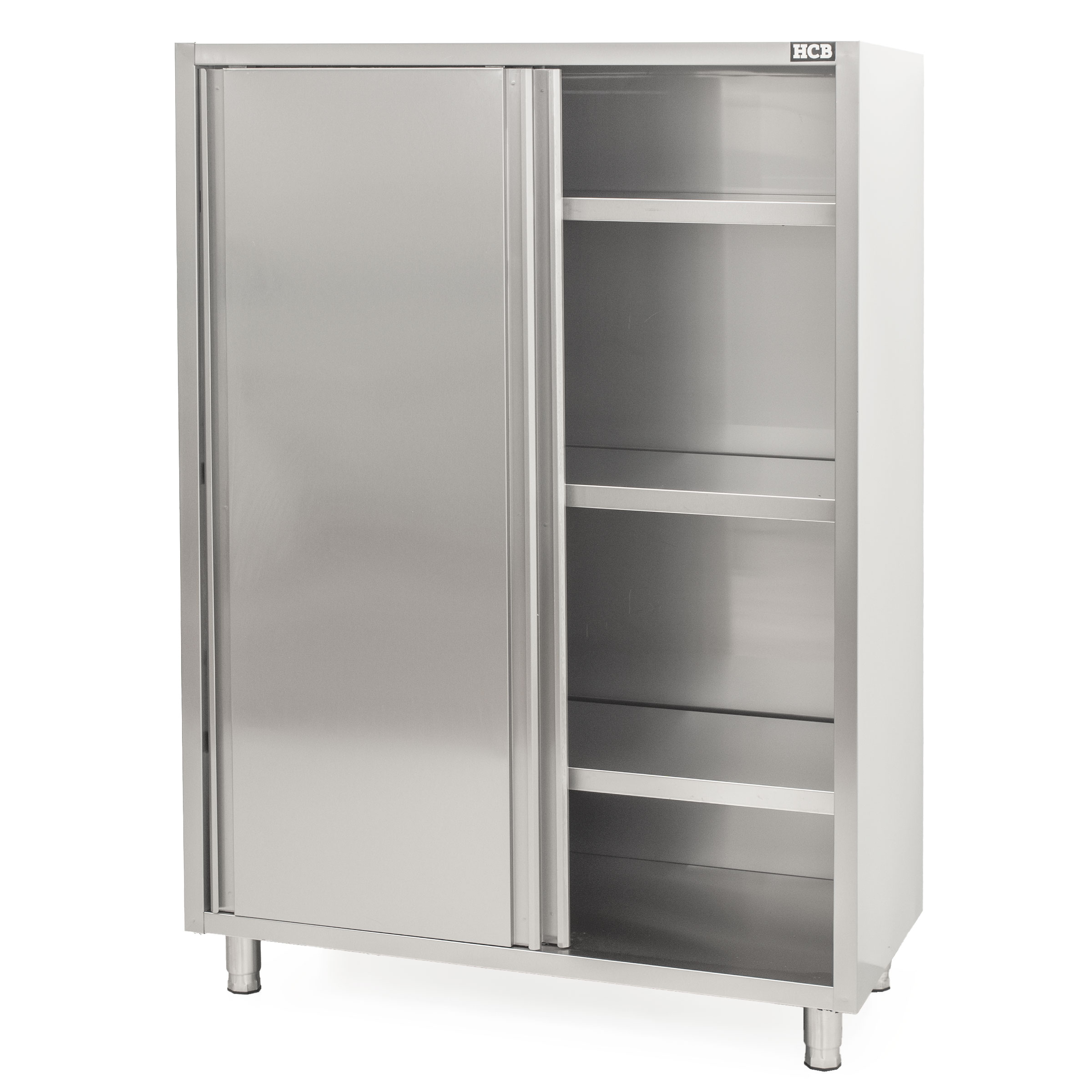 HCB Pro-line Servieskast - 2 deuren - 120 cm - RVS - Afbeelding 4