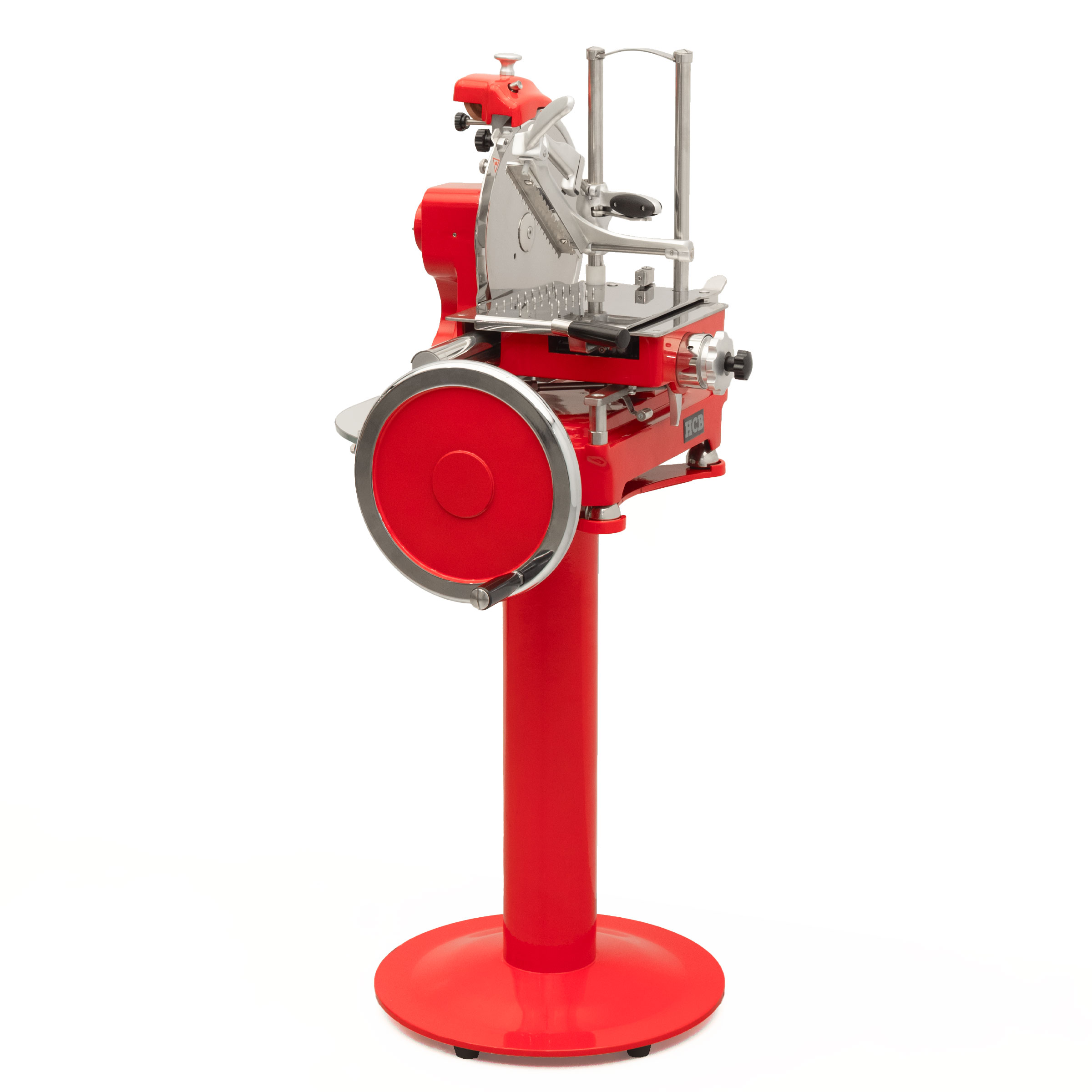 HCB Snijmachine met vliegwiel - 300 mm - handmatig - incl. onderstel - rood - Afbeelding 2