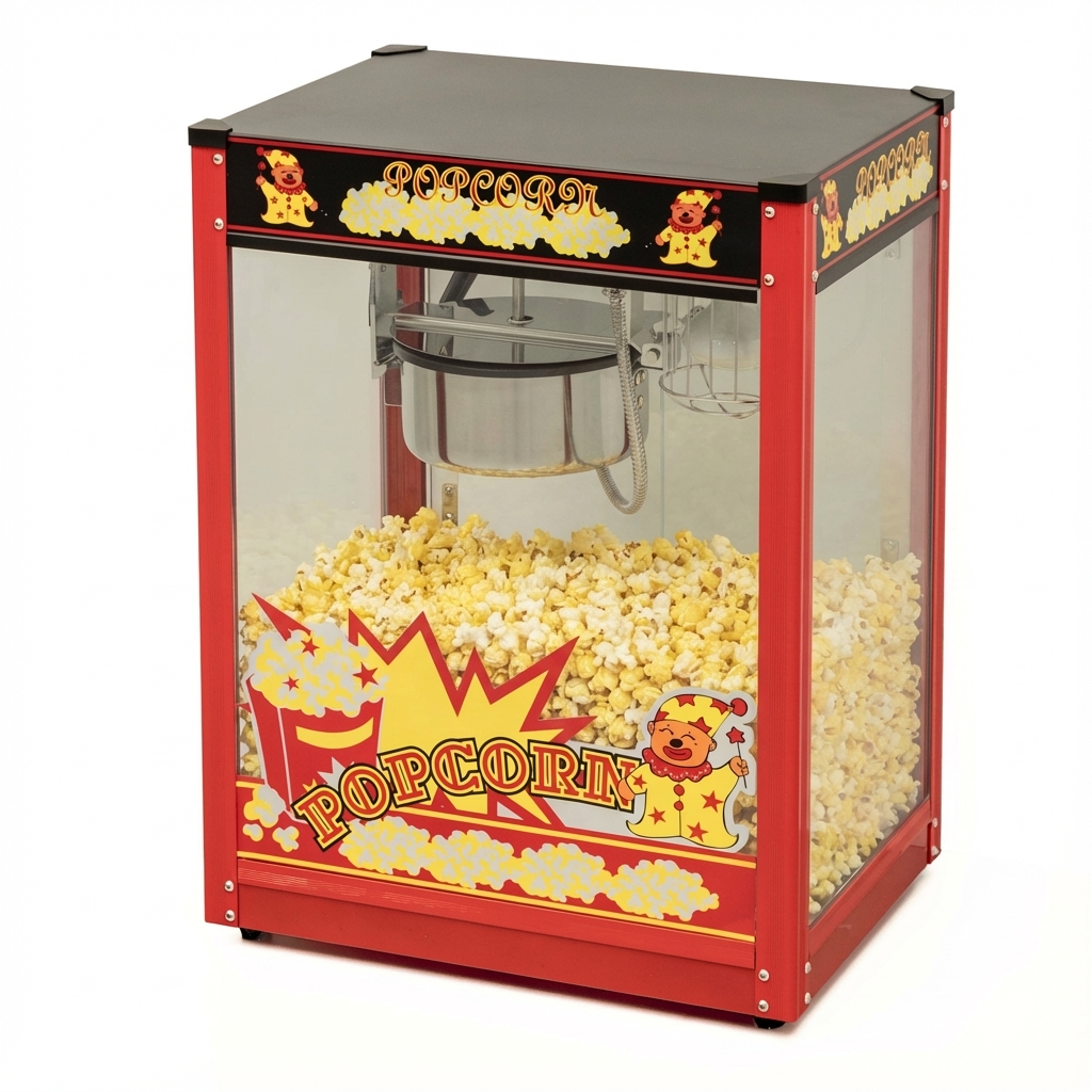 HCB Popcornmachine - zwart - 230V