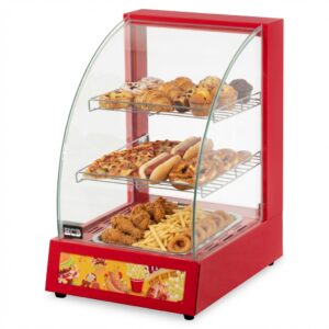 HCB Warmhoudvitrine - 38 cm - 230V - RVS