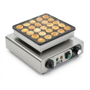 HCB Poffertjesbakplaat - 25 dops - 230V - RVS