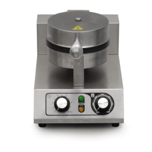 HCB Wafelijzer - ronde wafels - timer - 230V - RVS