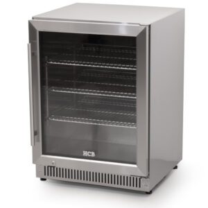 HCB Barkoeling - klapdeur - outdoor - 150 liter - RVS - 230V