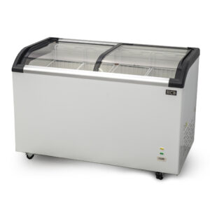 HCB Vrieskist - glazen schuifdeksels - 355 liter - 230V