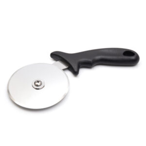 HCB RVS Pizzasnijder Ø 10 cm, lengte 23 cm Horeca