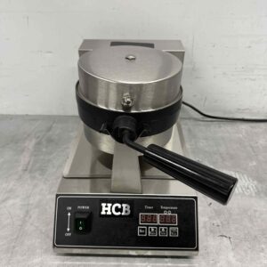 RVS Digitale wafelijzer met timer 230V Horeca