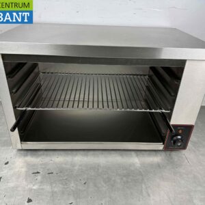 Parrilla Salamander de acero inoxidable, 79 cm, 230 V, para hostelería