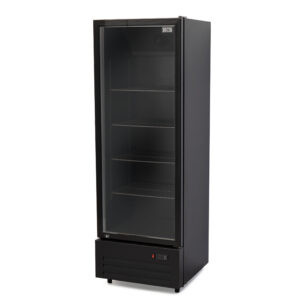 Glasdeurkoeling - 310 liter - zwart - 230V - HCB