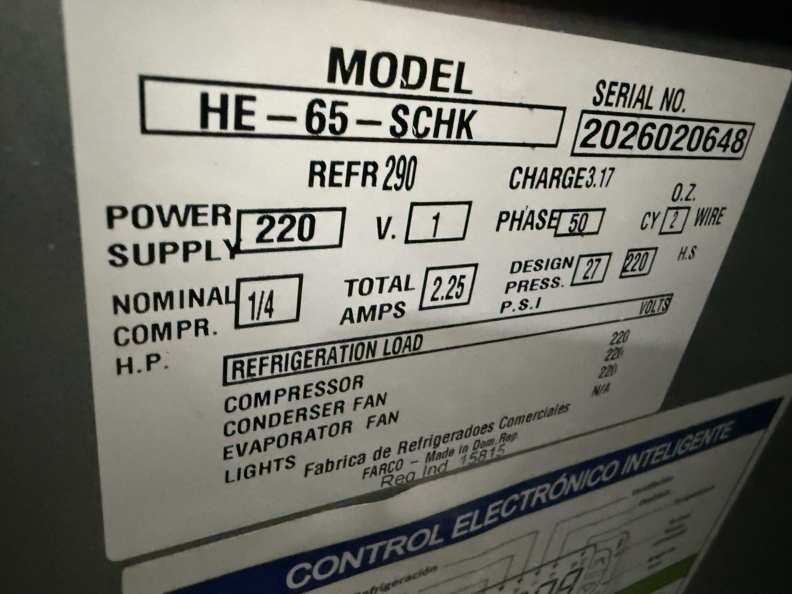 Farco Fogel Subzero barkoeling voorzien van 2 schuiven bovenlader 538 liter -9 graden 169,5 cm - Afbeelding 7