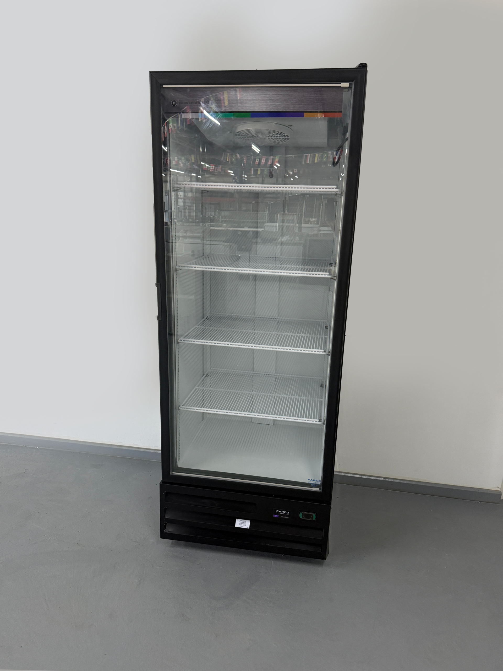 Farco Fogel Subzero, frigorífico con puerta de cristal, refrigeración Subzero a -7,5 grados, 510 litros