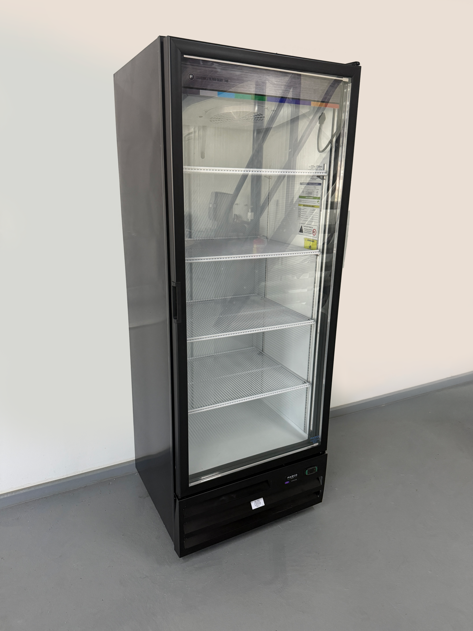 Farco Fogel Subzero, frigorífico con puerta de cristal, refrigeración Subzero a -7,5 grados, 510 litros - Imagen 3