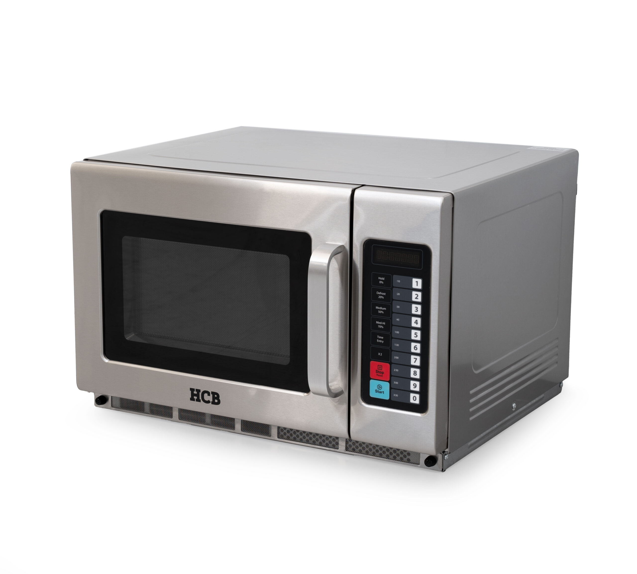 Microondas HCB - 2100 vatios - 34 litros - 230 V - acero inoxidable