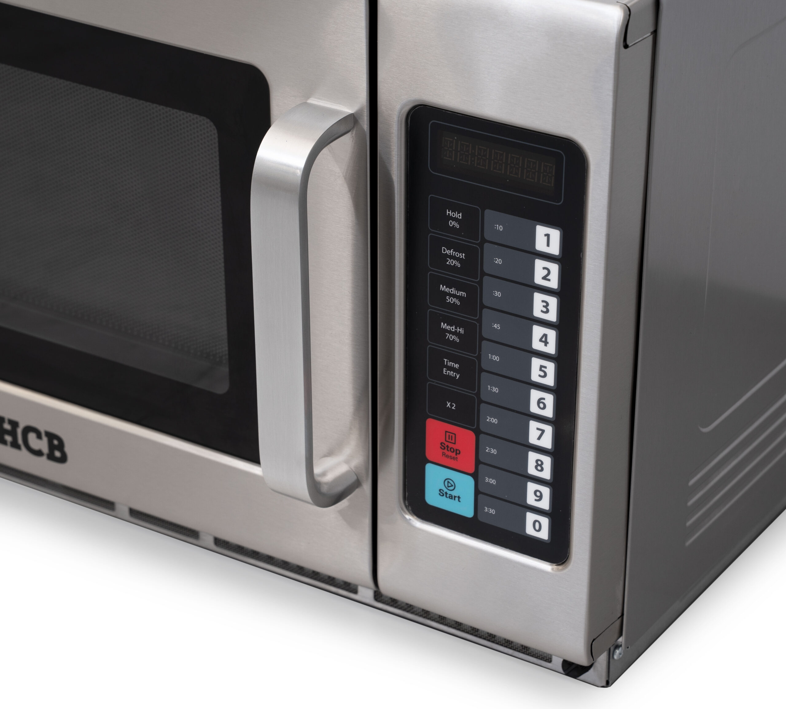 Microondas HCB - 2100 vatios - 34 litros - 230 V - acero inoxidable - Imagen 3