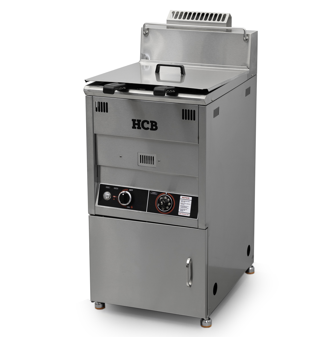 HCB Friteuse - 22 liter - propaan - RVS