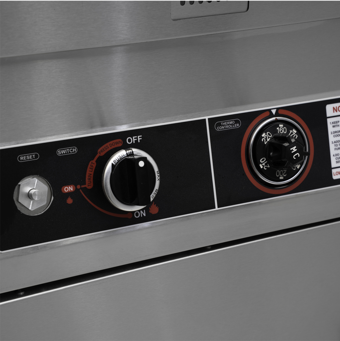 HCB Friteuse - 22 liter - propaan - RVS - Afbeelding 7
