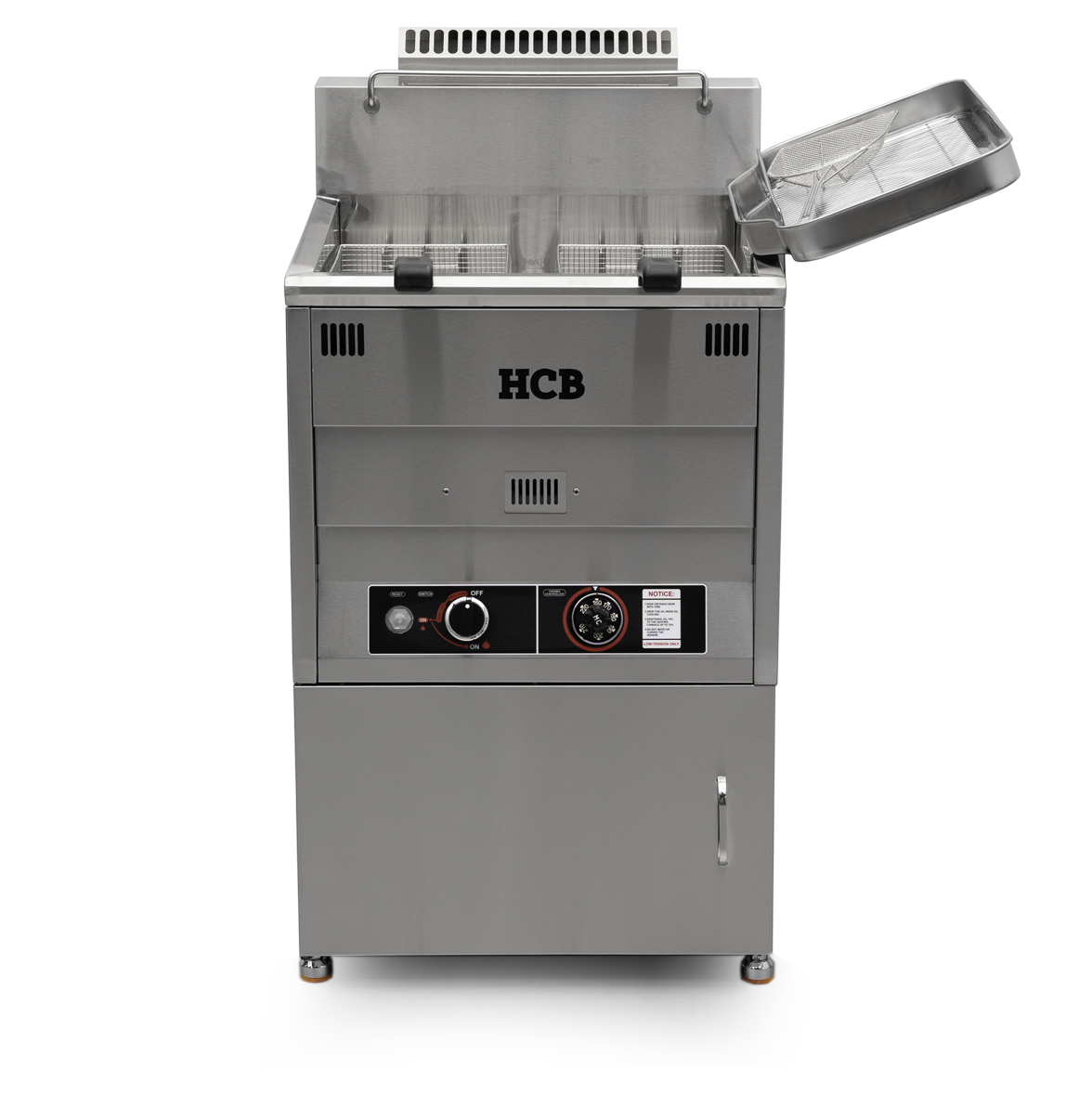 HCB Friteuse - 28 liter - propaan - RVS - Afbeelding 3