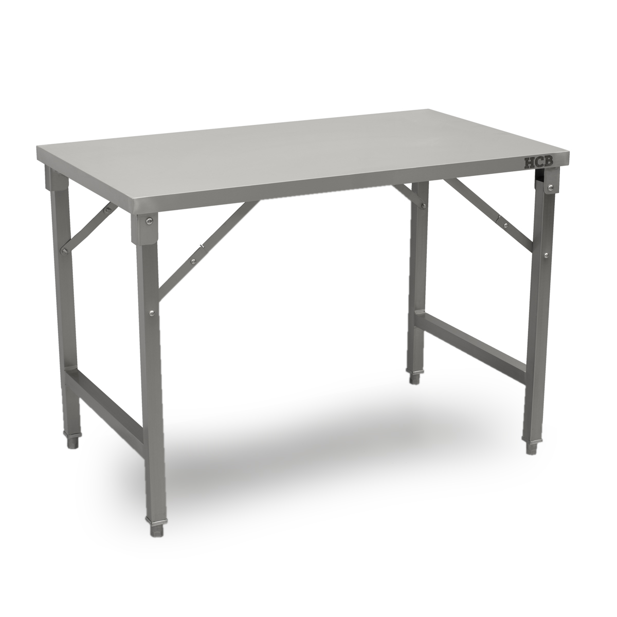 HCB Werktafel - inklapbaar - 120 x 70 x 85 cm - RVS - Afbeelding 2