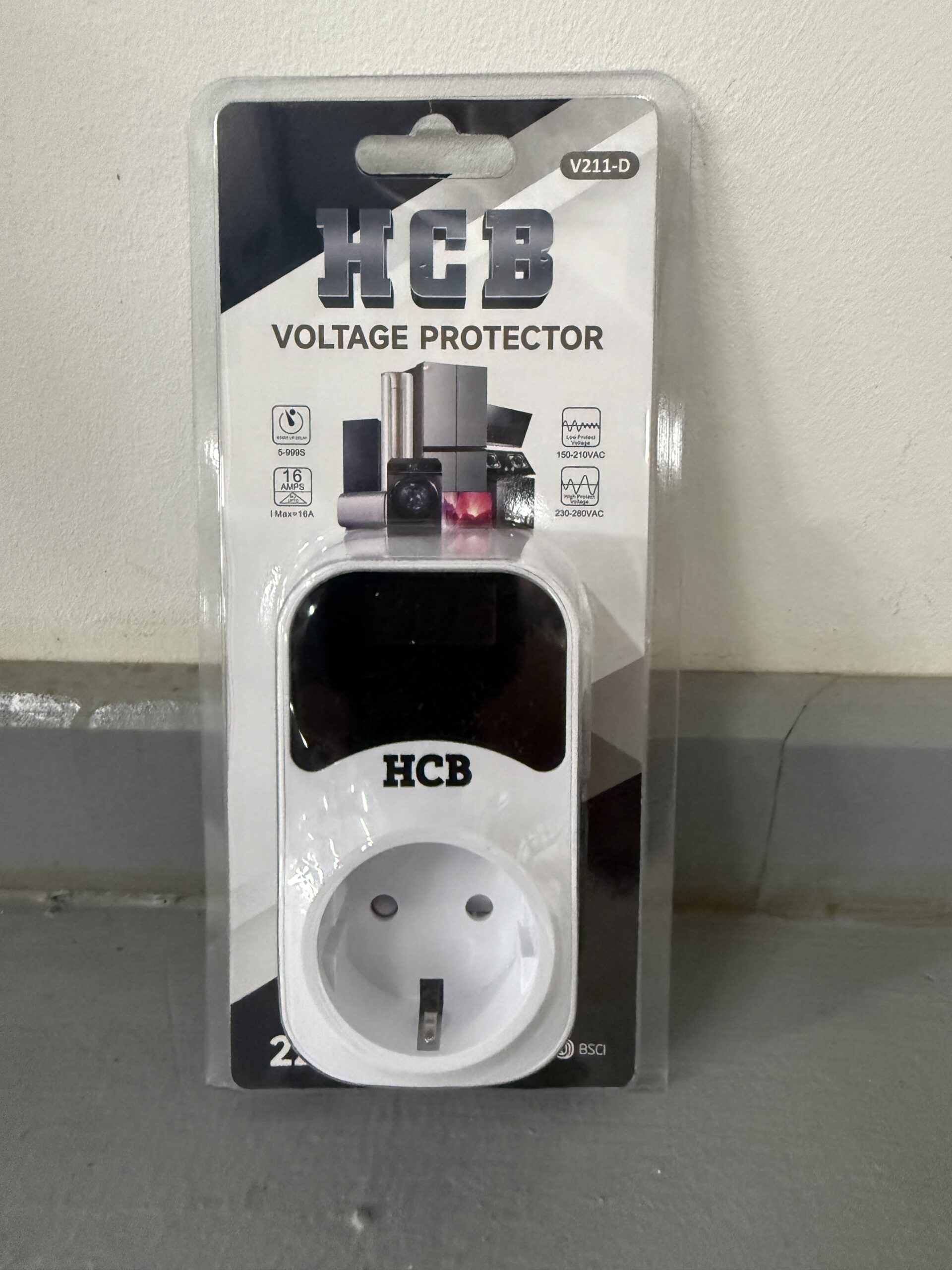 HCB Surge Protector 16A 230V