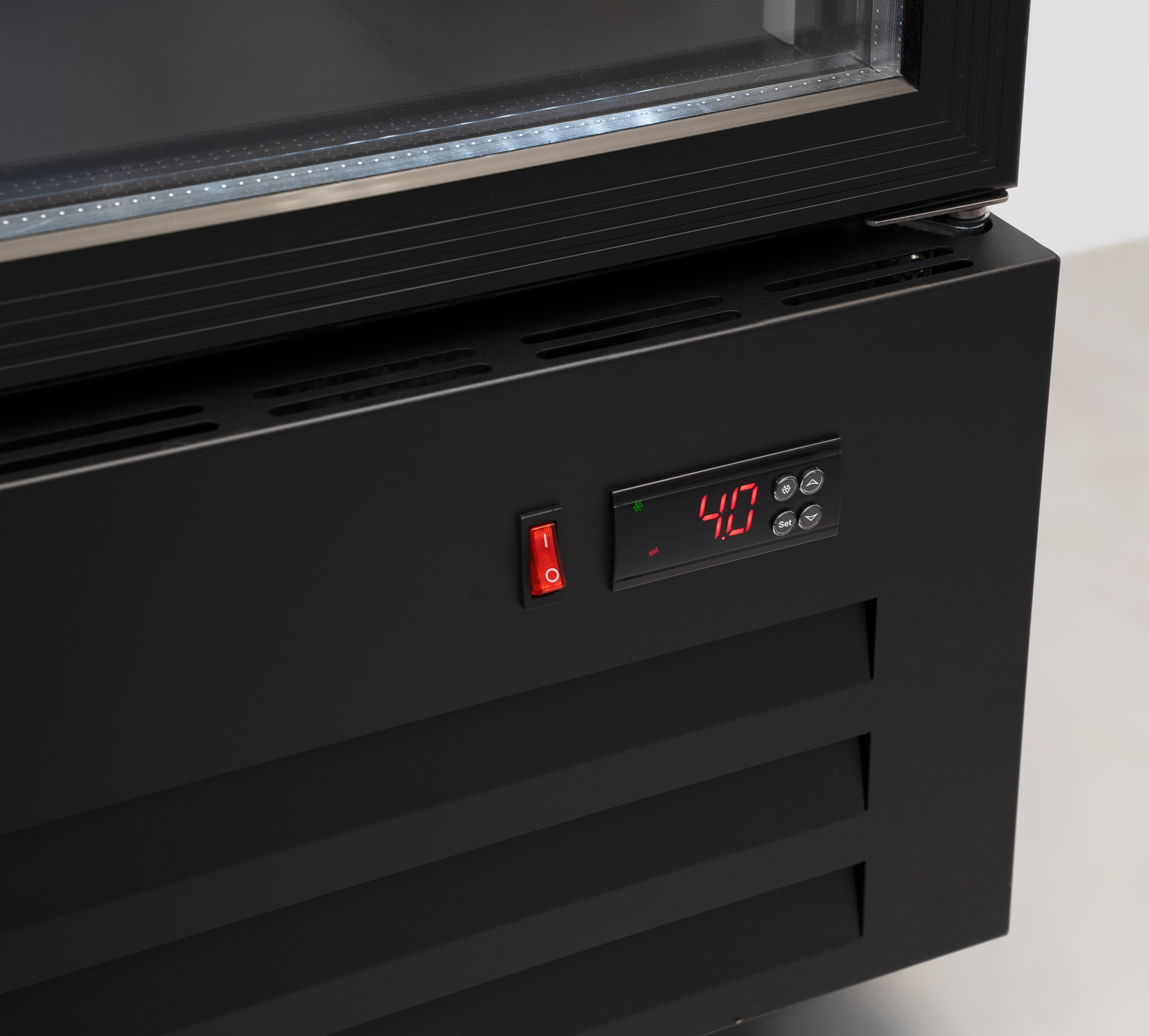 Nevera de cristal HCB - 289 litros - negro - 230 V - Imagen 6