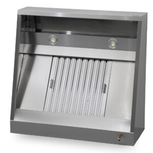 HCB Afzuigkap - schuin model - 100 cm - RVS
