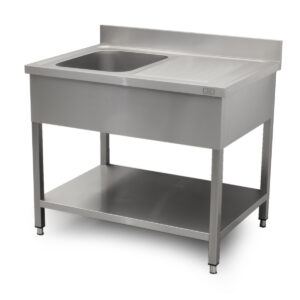 HCB Sink - Single-bowl sink - 100 x 70 cm - Stainless steel