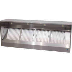 HCB Afzuigkap - doos model - met motor - 250 cm - 230V - RVS