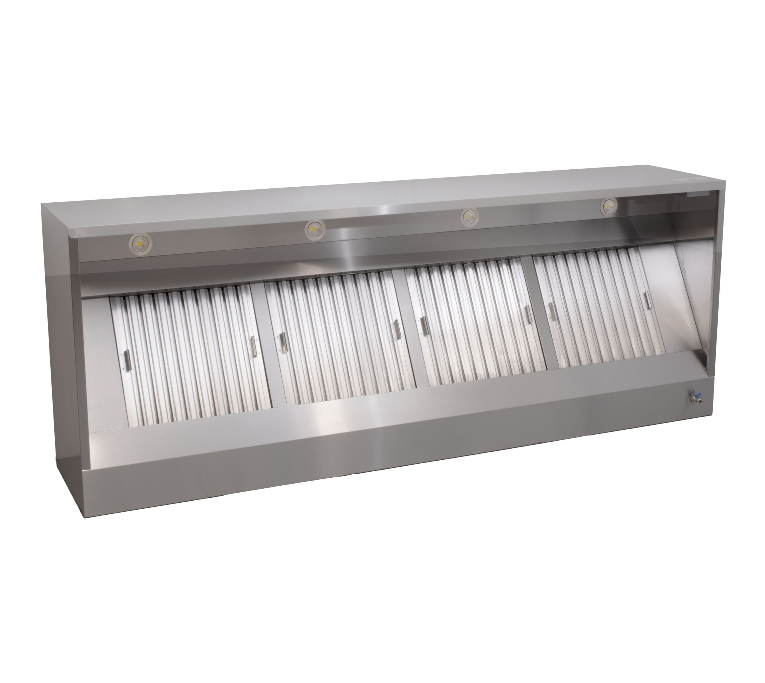 HCB Extractor hood - box model - with motor - 250cm - 230V - Stainless steel - Image 2