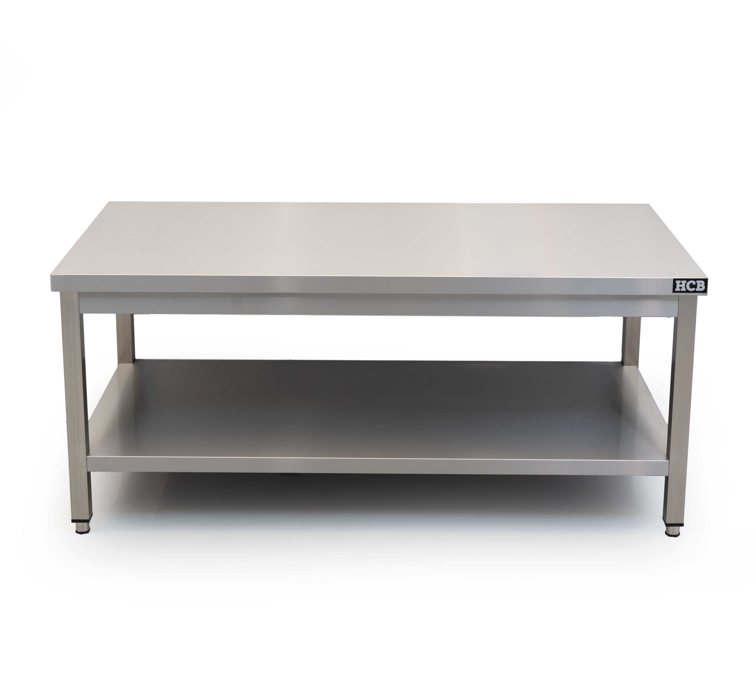 HCB Pro-line Work Table - with base - 140 x 70 x 60 cm - Stainless Steel - Image 9