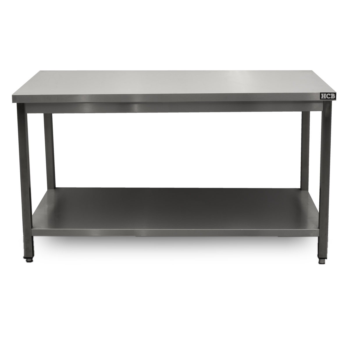 HCB Pro-line Work Table - with base - 150 x 70 x 85 cm - Stainless Steel - Image 9