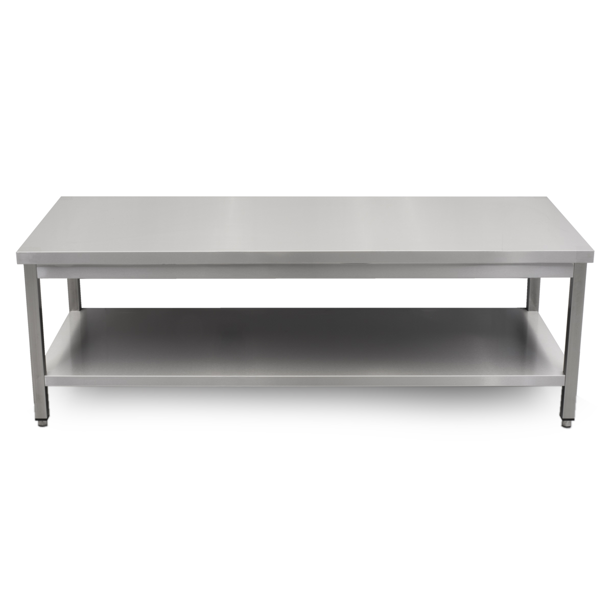 HCB Pro-line Work Table - with base - 180 x 70 x 60 cm - Stainless Steel - Image 9