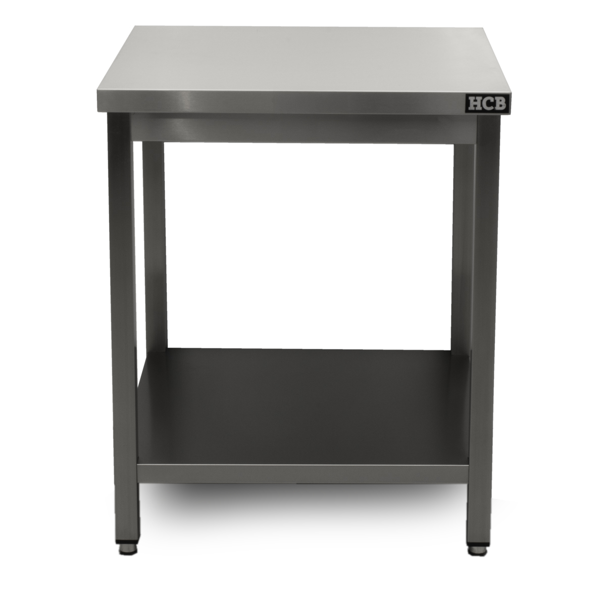 HCB Pro-line Work Table - with base - 70 x 70 x 85 cm - Stainless Steel - Image 9