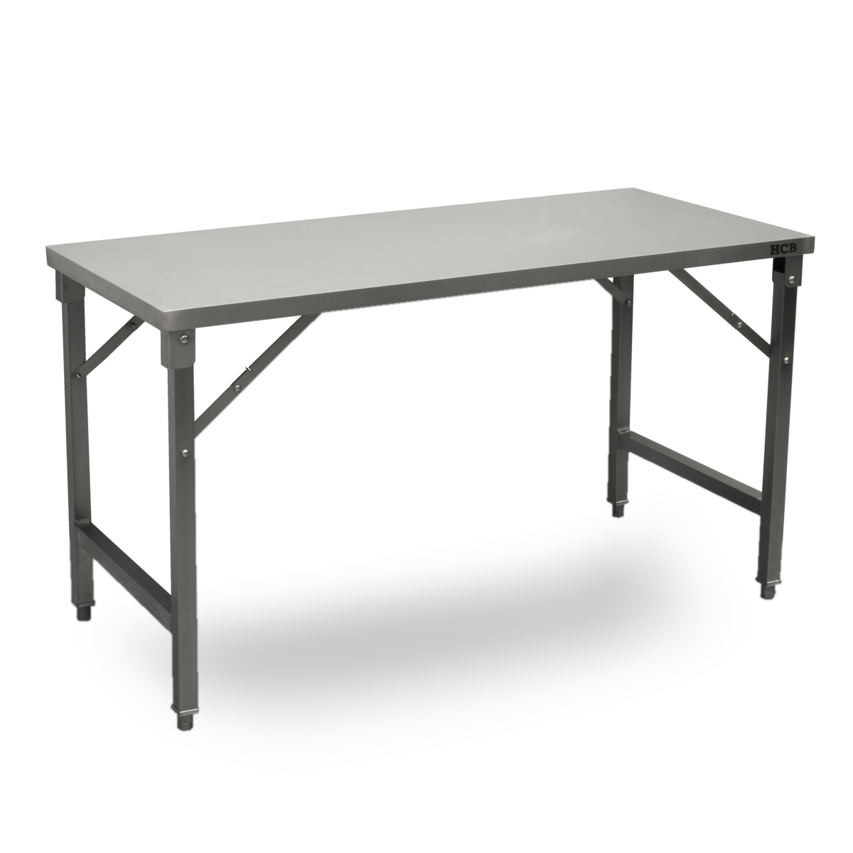 HCB Work Table - Foldable - 150 x 70 x 85 cm - Stainless Steel - Image 2