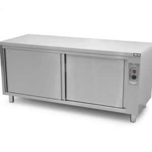 HCB Warmer Cabinet - Plate Warmer Cabinet - 180 cm - Sliding Door - Stainless Steel