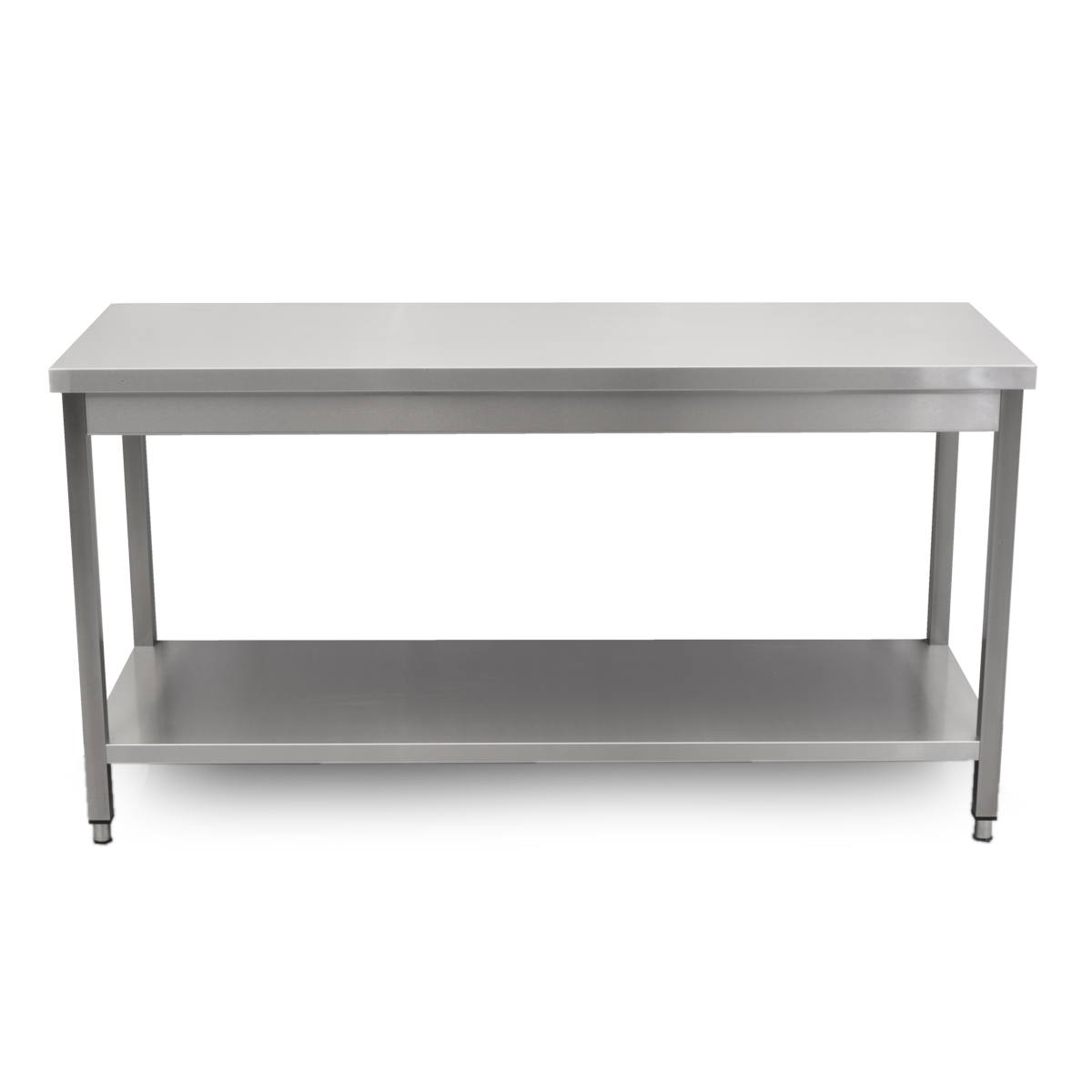 HCB Basic-line Work Table - with base - 160 x 60 x 85 cm - Stainless Steel - Image 8