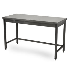 Mesa de trabajo HCB Basic-line - 140 x 60 x 85 cm - Acero inoxidable