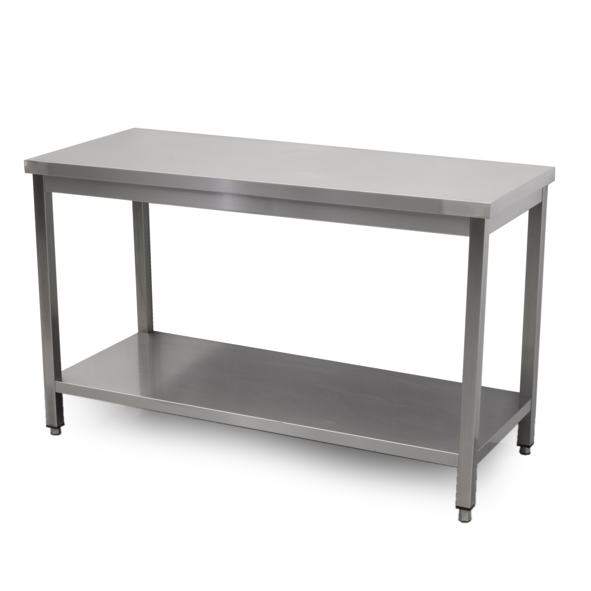 HCB Pro-line Work Table - with base - 140 x 60 x 85 cm - Stainless Steel