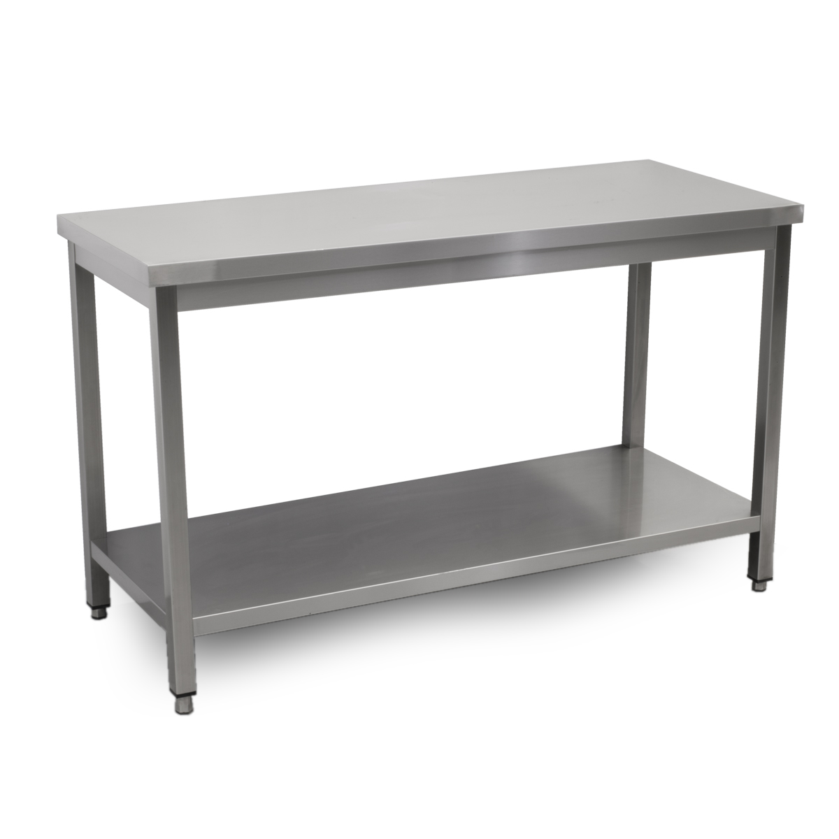 HCB Pro-line Work Table - with base - 140 x 60 x 85 cm - Stainless Steel - Image 2