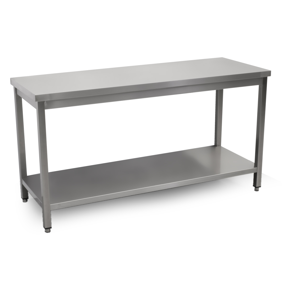 HCB Pro-line Work Table - with base - 160 x 60 x 85 cm - Stainless Steel - Image 2