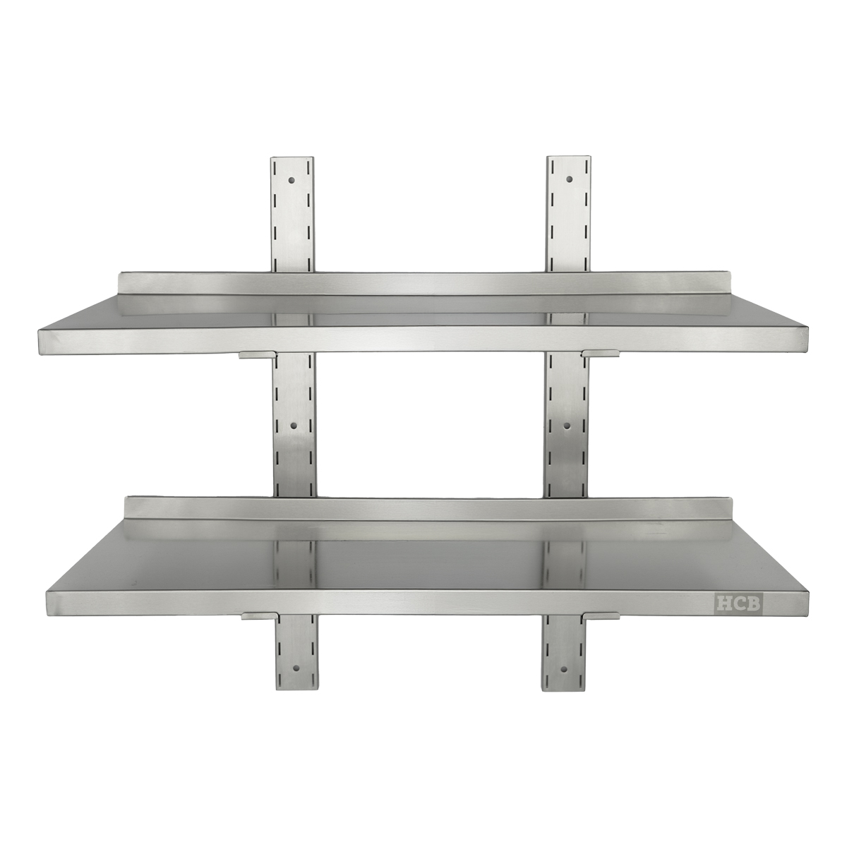 HCB Dubbel wandschap - 60 x 30 cm - RVS