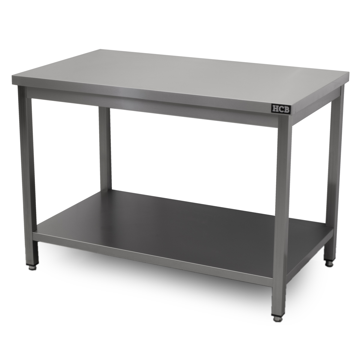 HCB Pro-line Work Table - with base - 120 x 70 x 85 cm - Stainless Steel
