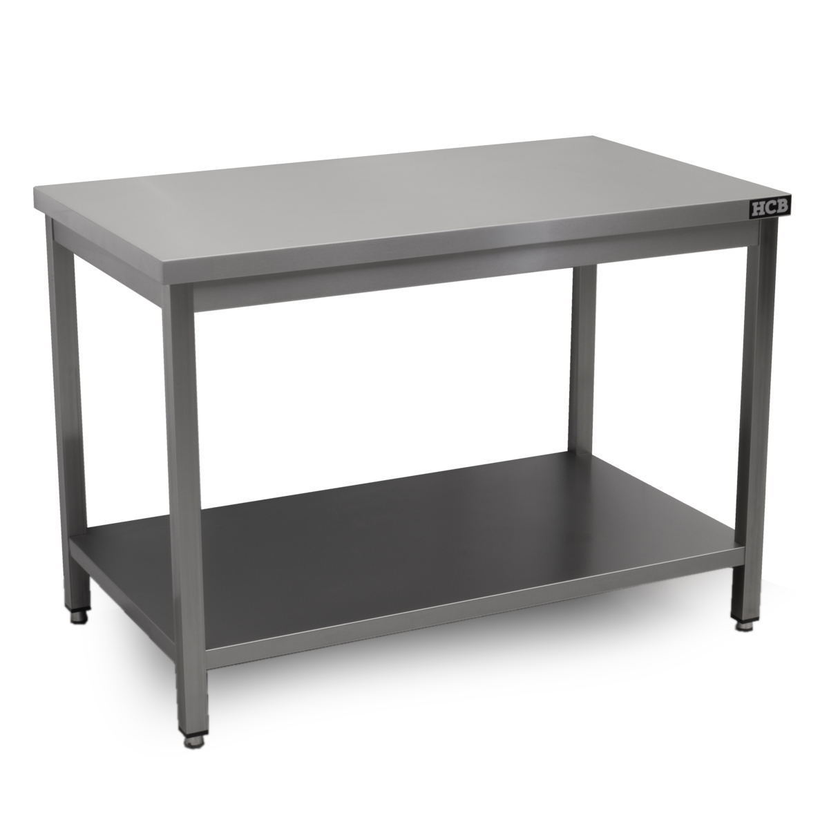 HCB Pro-line Work Table - with base - 120 x 70 x 85 cm - Stainless Steel - Image 2