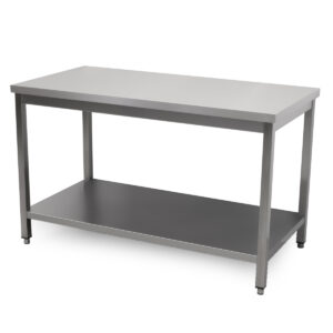 HCB Pro-line Work Table - with base - 140 x 70 x 85 cm - Stainless Steel