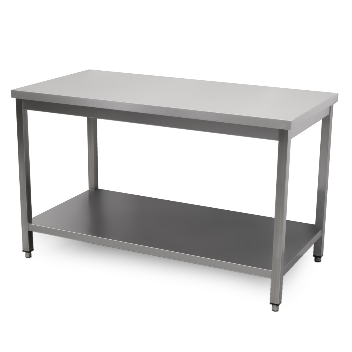 HCB Pro-line Work Table - with base - 140 x 70 x 85 cm - Stainless Steel