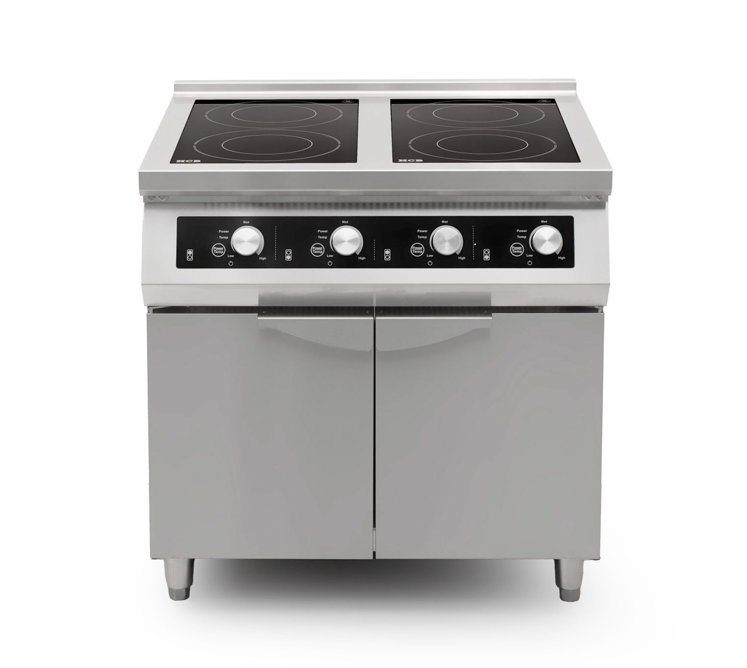 HCB Inductie fornuis - 4 pitten - 80 cm - 17 kW - 400V - RVS - Afbeelding 7