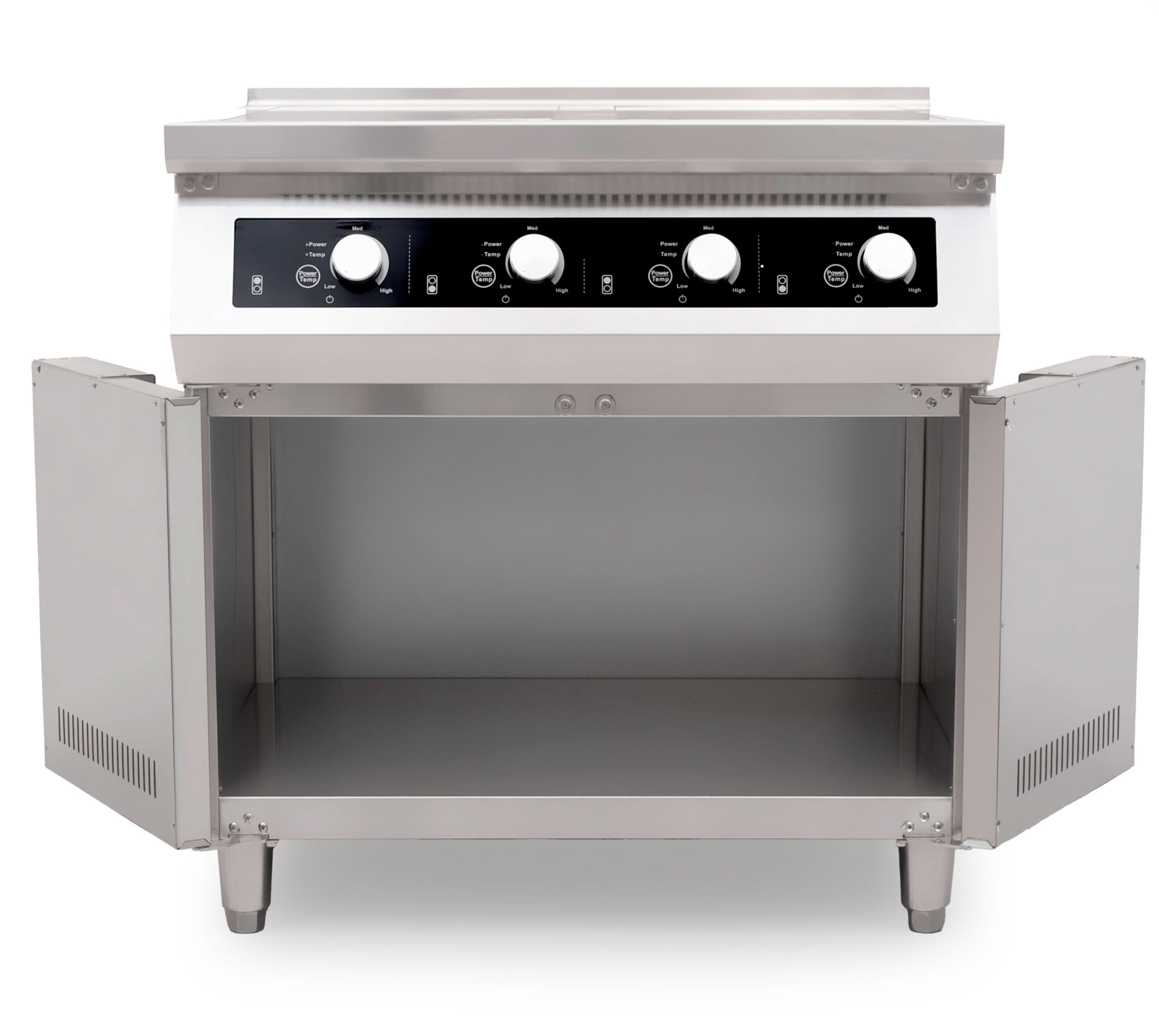 HCB Inductie fornuis - 4 pitten - 80 cm - 17 kW - 400V - RVS - Afbeelding 3
