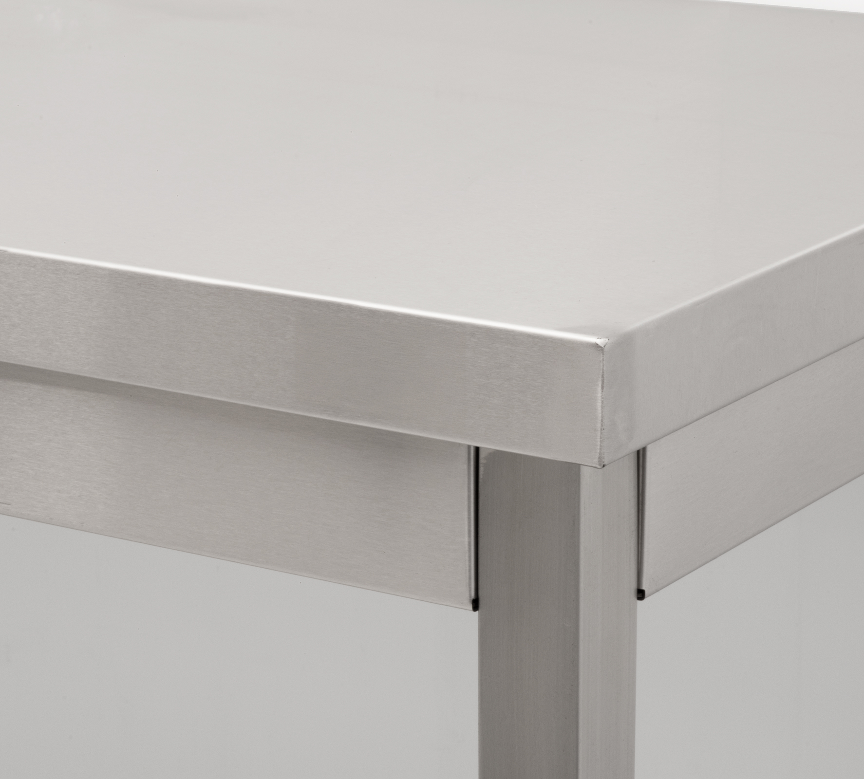 HCB Basic-line Werktafel - met onderschap - 100 x 60 x 85 cm - RVS - Afbeelding 4