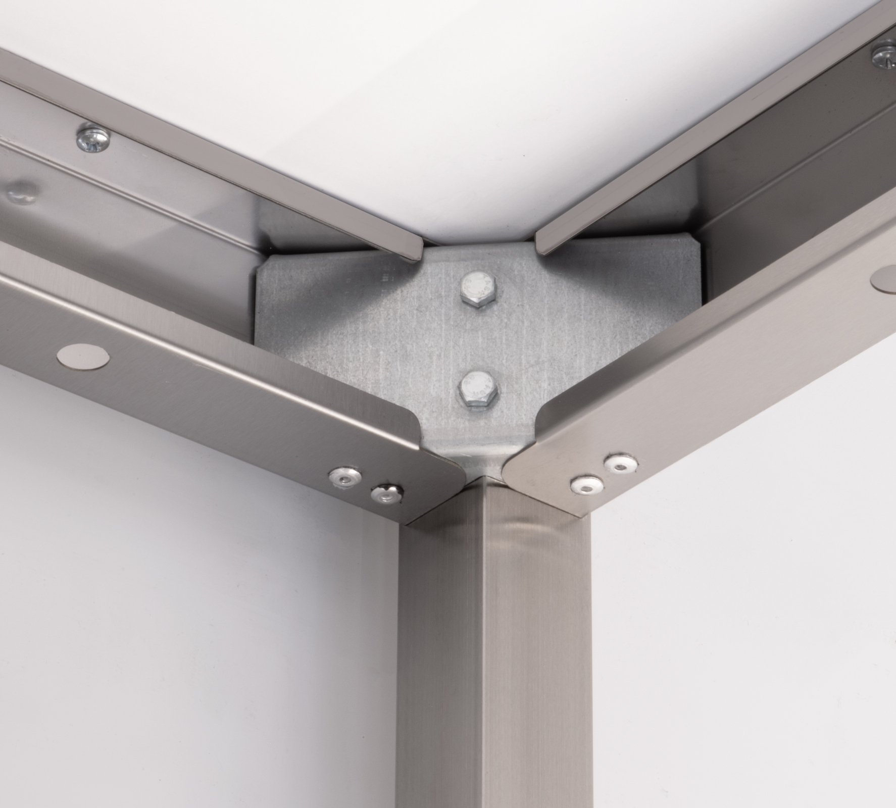 HCB Pro-line Werktafel - met onderschap - 160 x 70 x 60 cm - RVS - Afbeelding 7