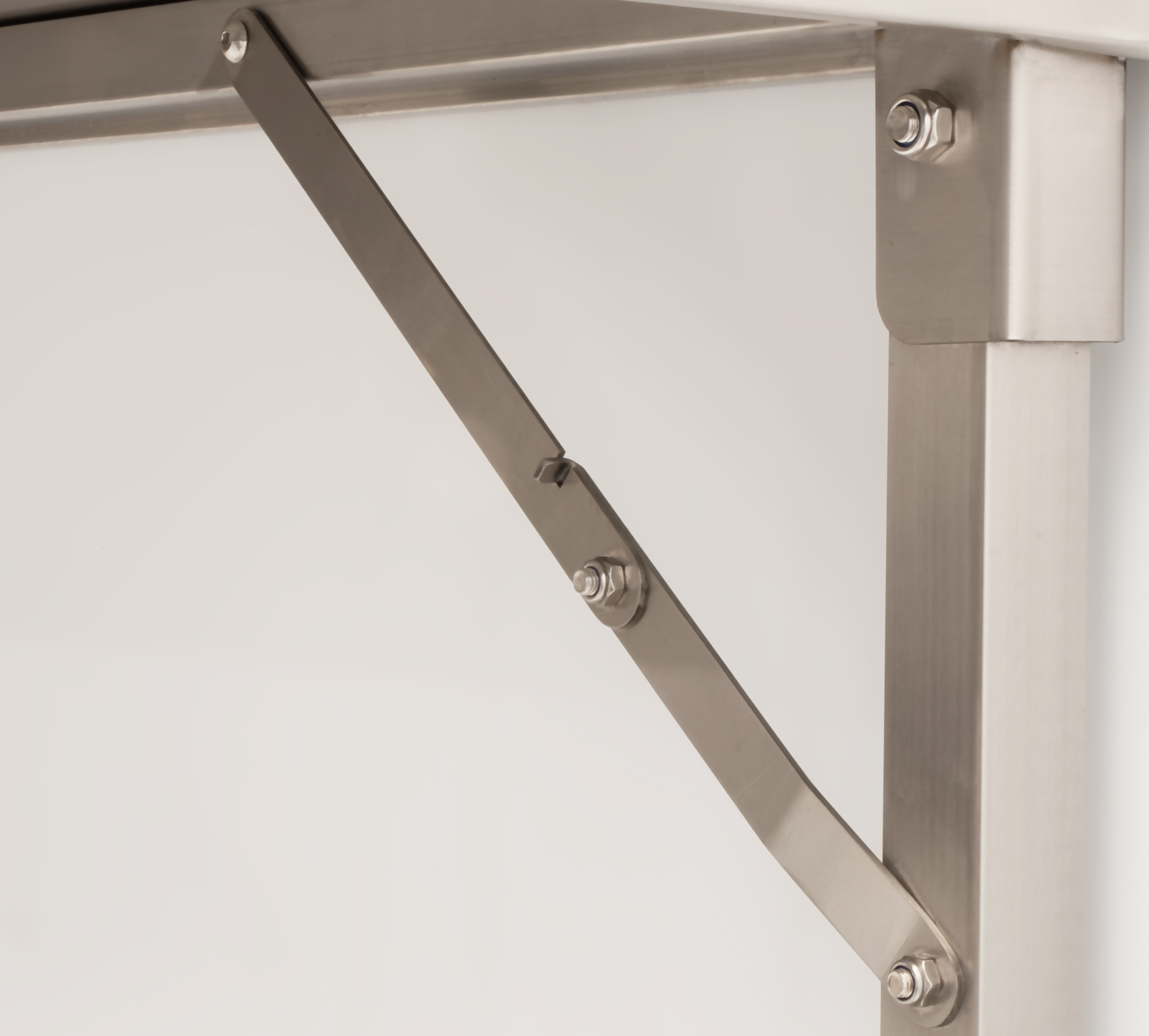 HCB Work Table - Foldable - 100 x 70 x 85 cm - Stainless Steel - Image 5