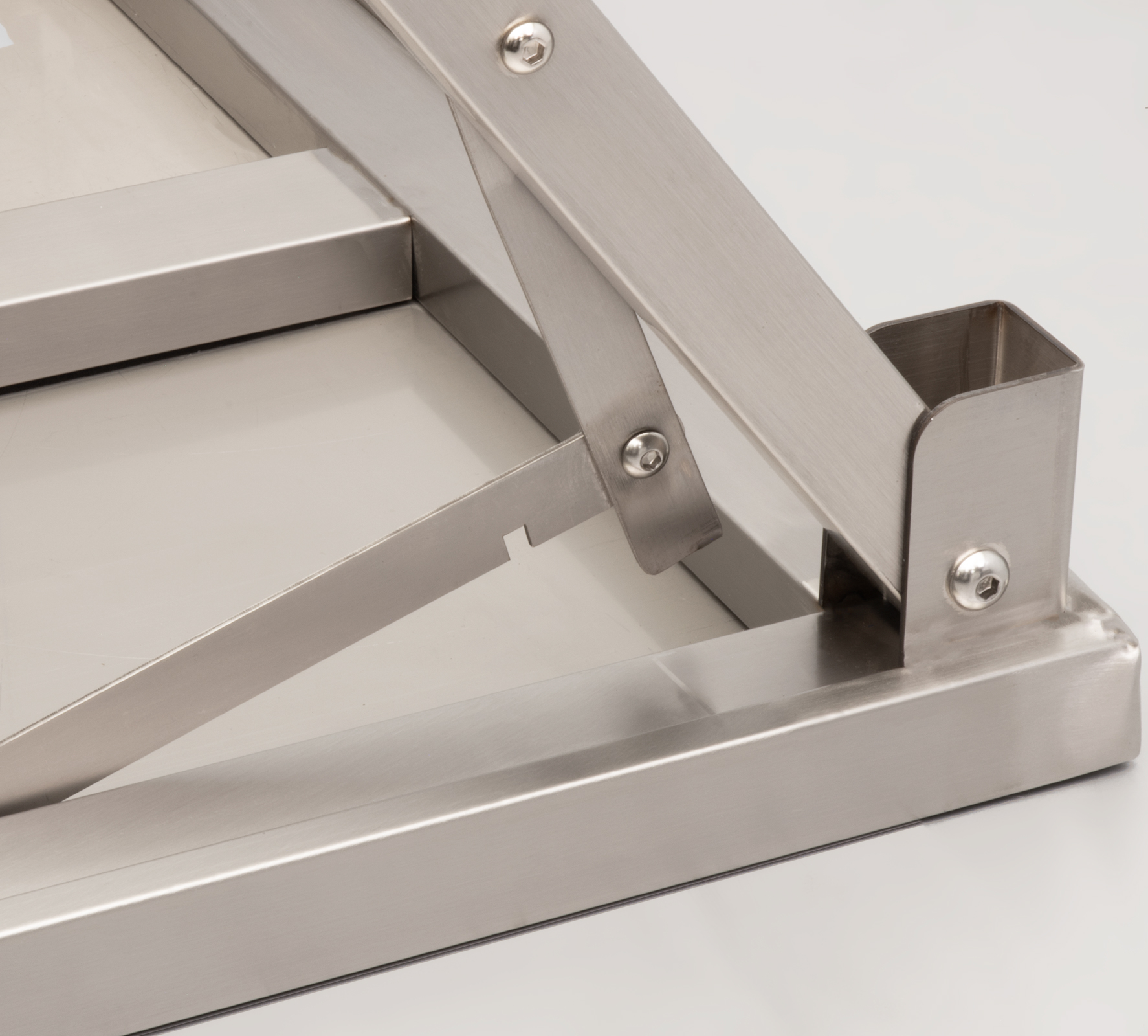 HCB Work Table - Foldable - 100 x 70 x 85 cm - Stainless Steel - Image 6